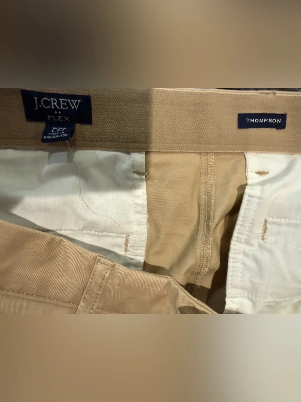 J. Crew Tan Chinos - Straight Leg Casual Pants